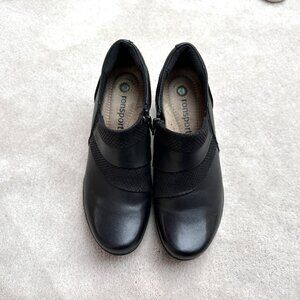 Ronsports Black Leather Dress Shoes